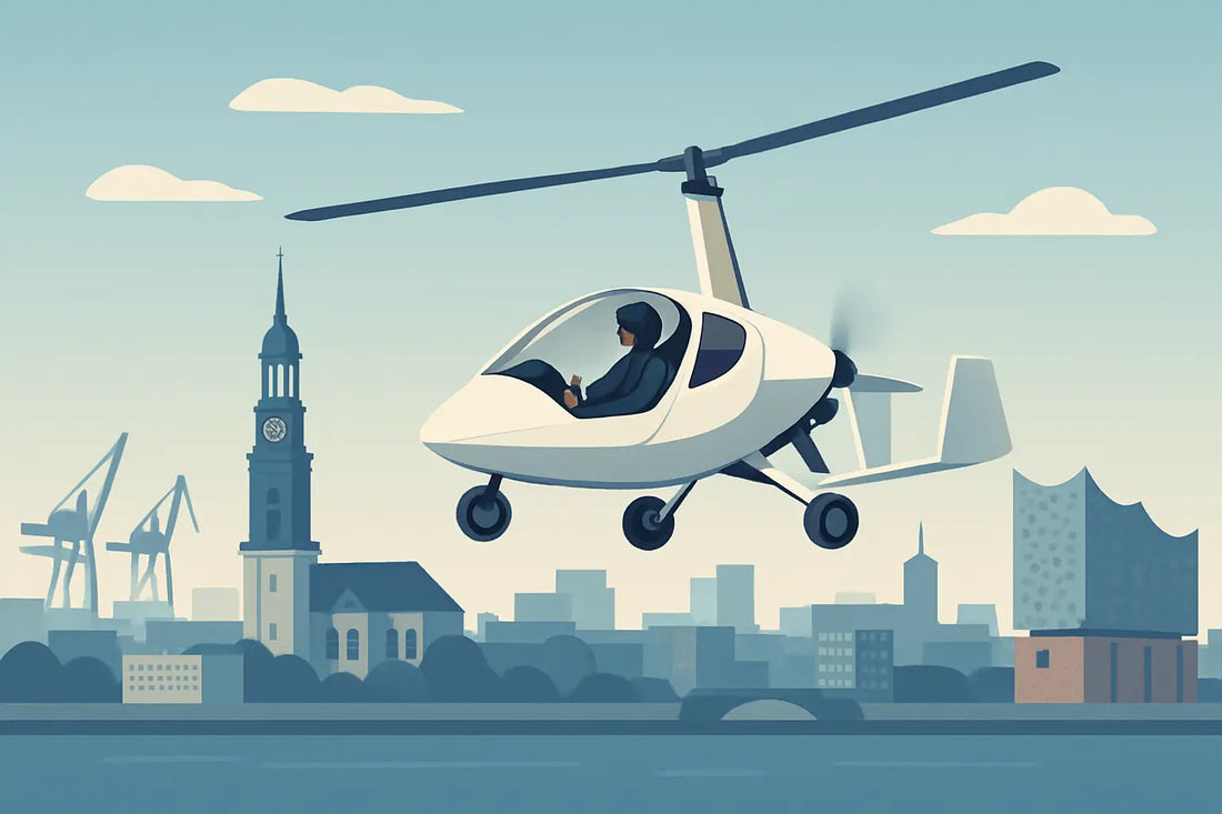 Gyrocopter-Rundflug Hamburg: so fühlt Freiheit an