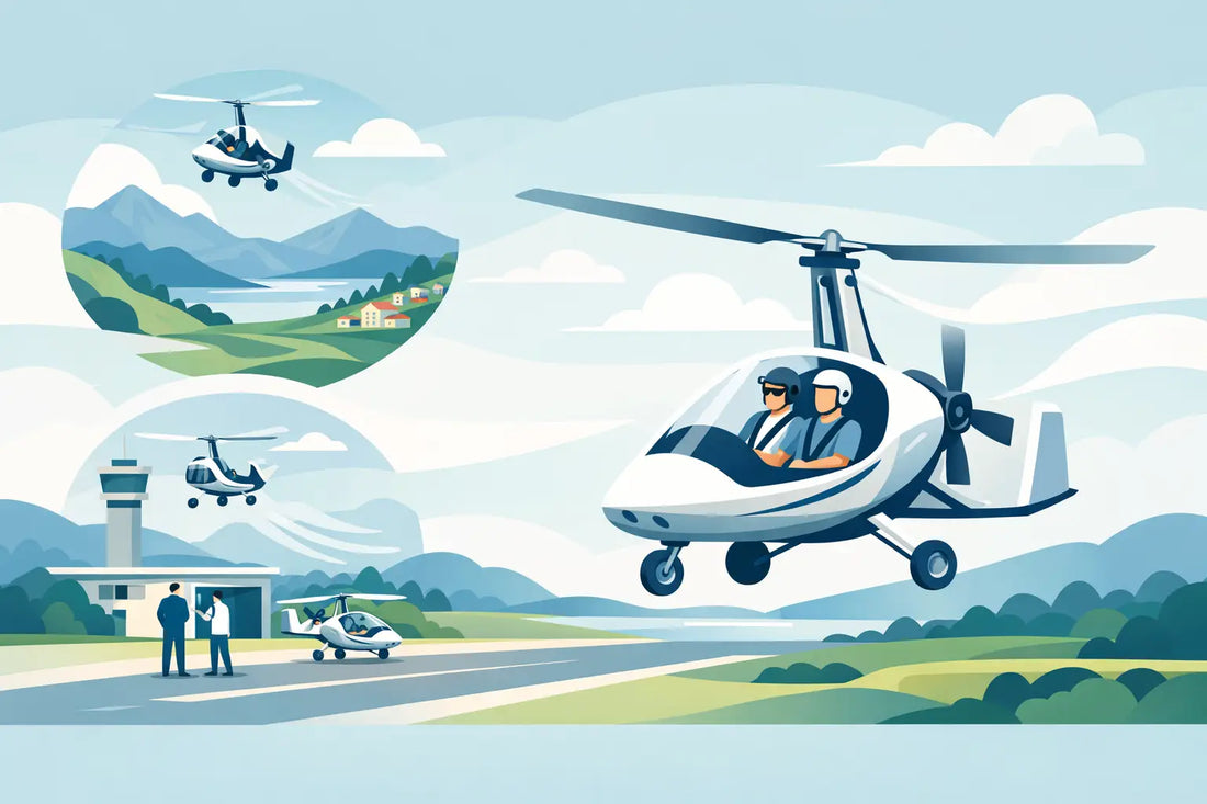 Wie läuft ein Gyrocopter-Rundflug ab?