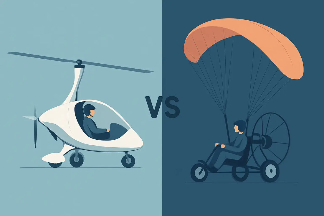 Gyrocopter vs. Motorschirmtrike: Was passt zu Dir?