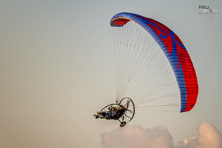Motorschirm Rundflug