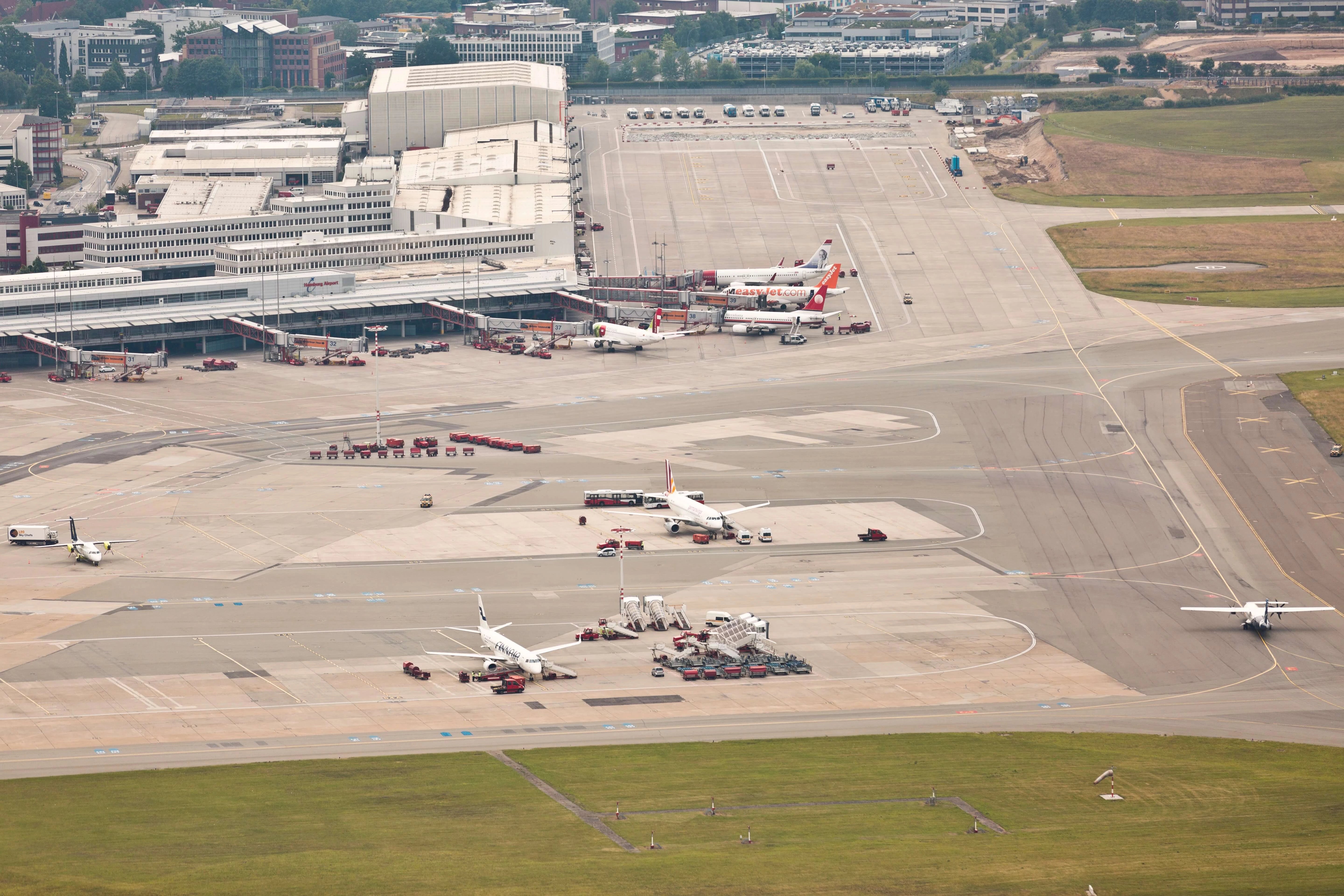 Hamburg Airport von Oben