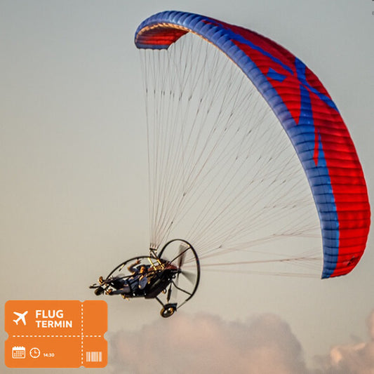 Motorschirm Rundflug Terminticket