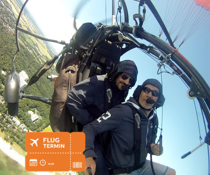Motorschirm Selber fliegen Terminticket
